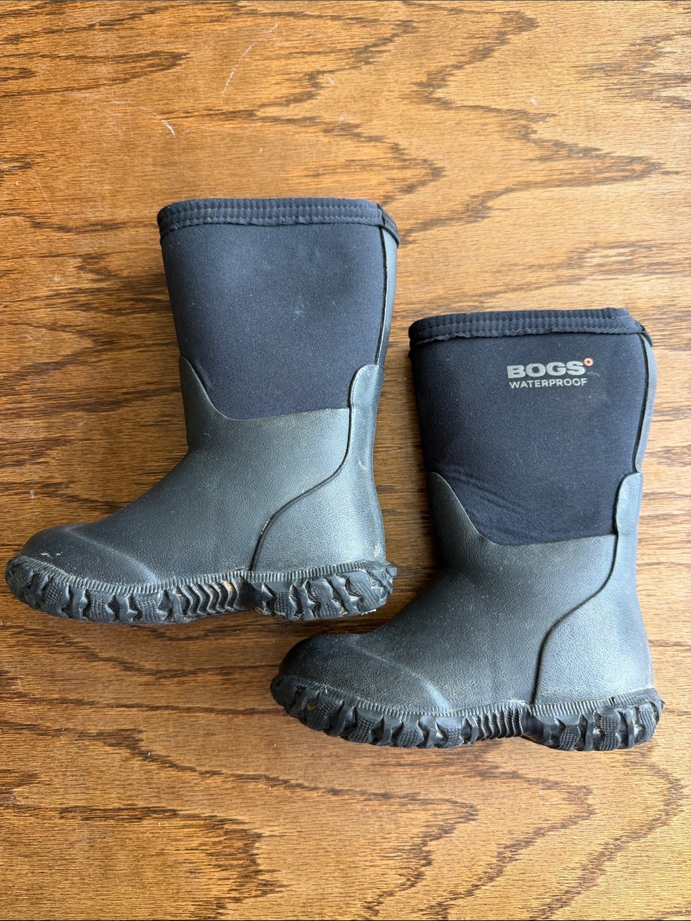 Bogs Kids Black Waterproof Rain & Snow Boots